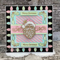 Creative Expressions Santa 6 in x 8 in Clear Stamp Set-10