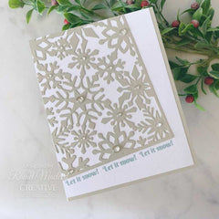 Creative Expressions Sue Wilson Festive Snowflake Floating Frame Craft Die-6