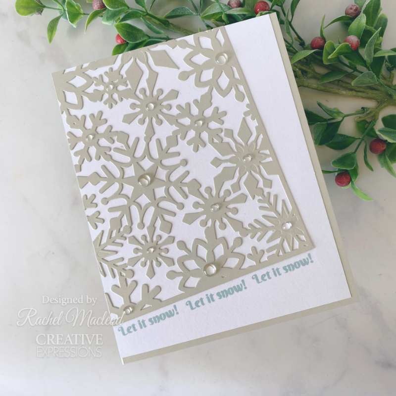 Creative Expressions Sue Wilson Festive Snowflake Floating Frame Craft Die-6
