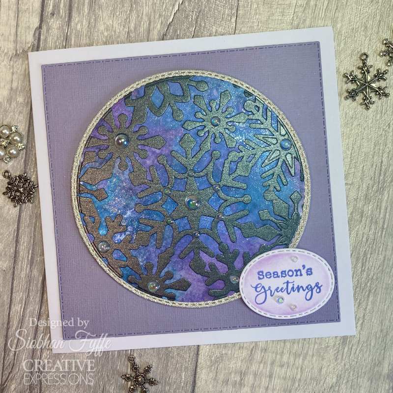 Creative Expressions Sue Wilson Festive Snowflake Floating Frame Craft Die-13