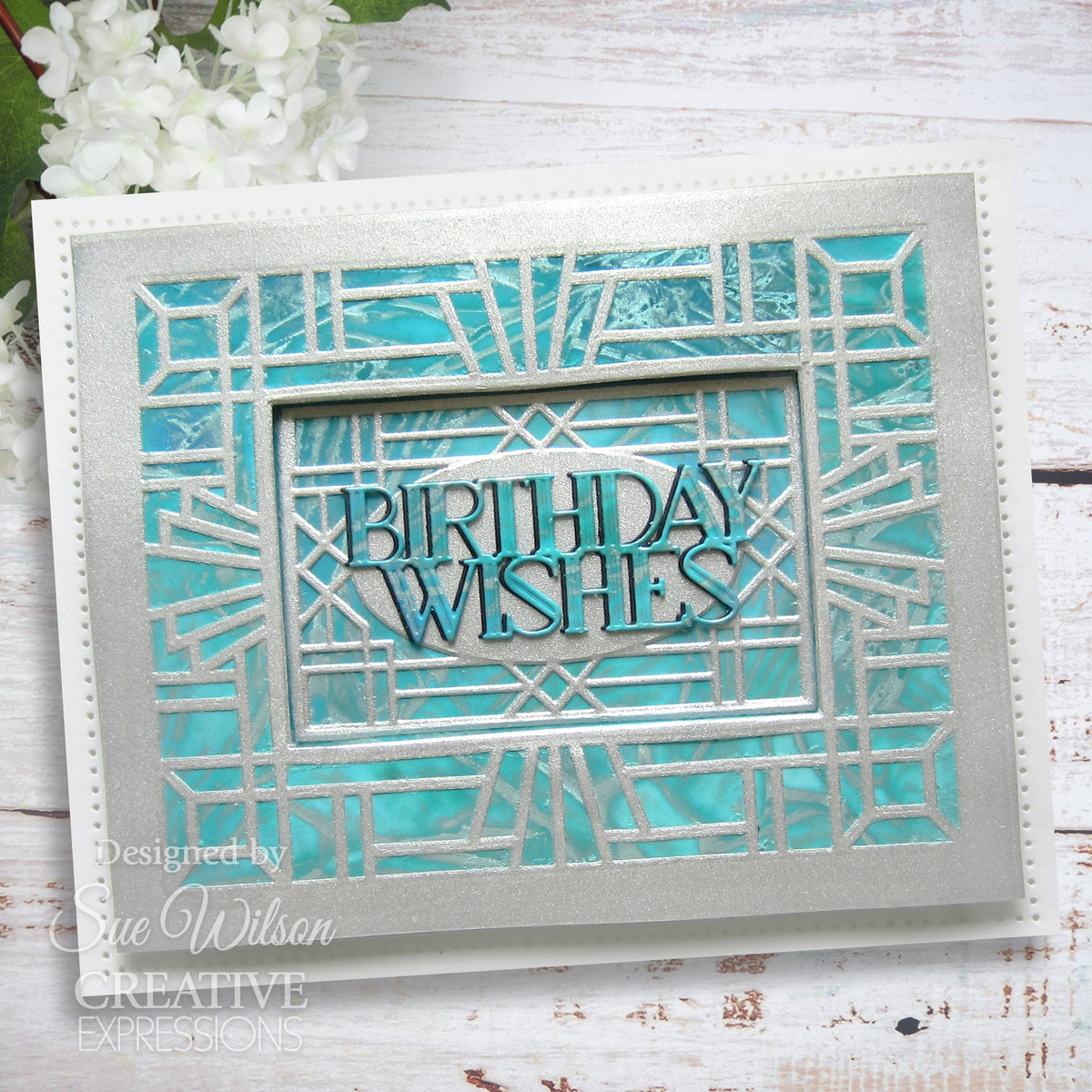 Creative Expressions Sue Wilson Art Deco Collection Oval Frame Craft Die-9