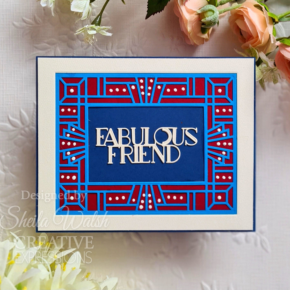 Creative Expressions Sue Wilson Art Deco Collection Oval Frame Craft Die-6