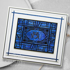 Matrices de découpe Tuile Ornée Creative Expressions Sue Wilson Collection Art Déco-3