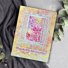 Troquel artesanal de drapeados decorativos para bordes de Sue Wilson de Creative Expressions-15