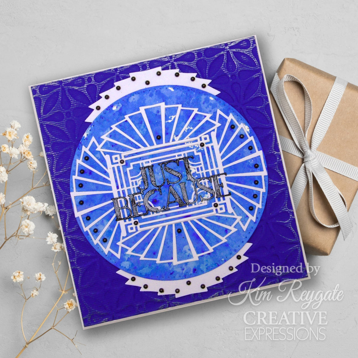 Creative Expressions Sue Wilson Mini Expressions Art Deco Just Because Craft Die-8