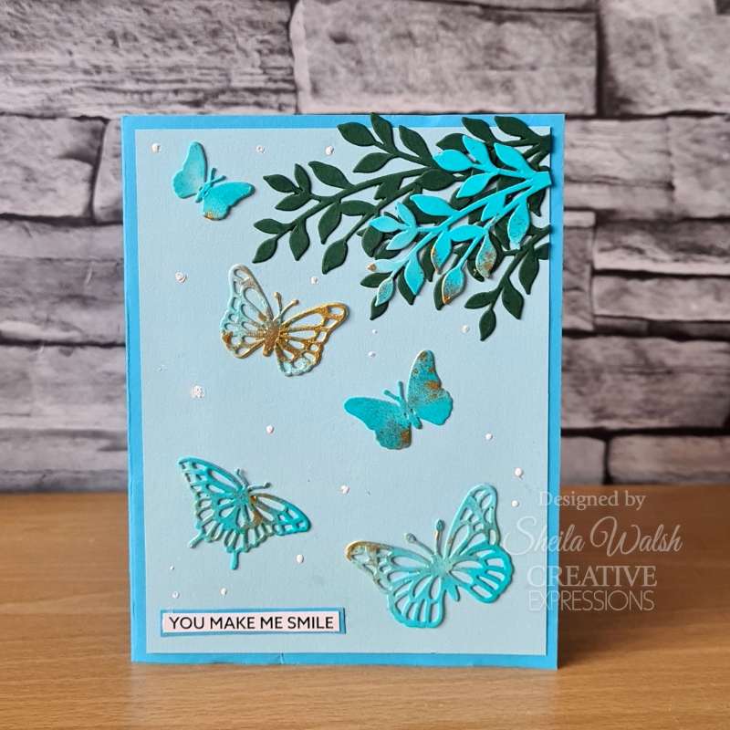 Creative Expressions Sue Wilson Finishing Touches Bountiful Butterflies Craft Die-5