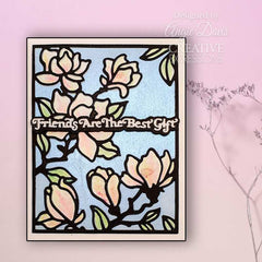 Creative Expressions Sue Wilson Frames & Tags Magnolia Cover Plate Craft Die-6