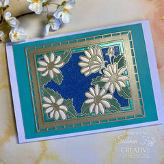 Creative Expressions Sue Wilson Frames & Tags Wild Daisy Cover Plate Craft Die-4