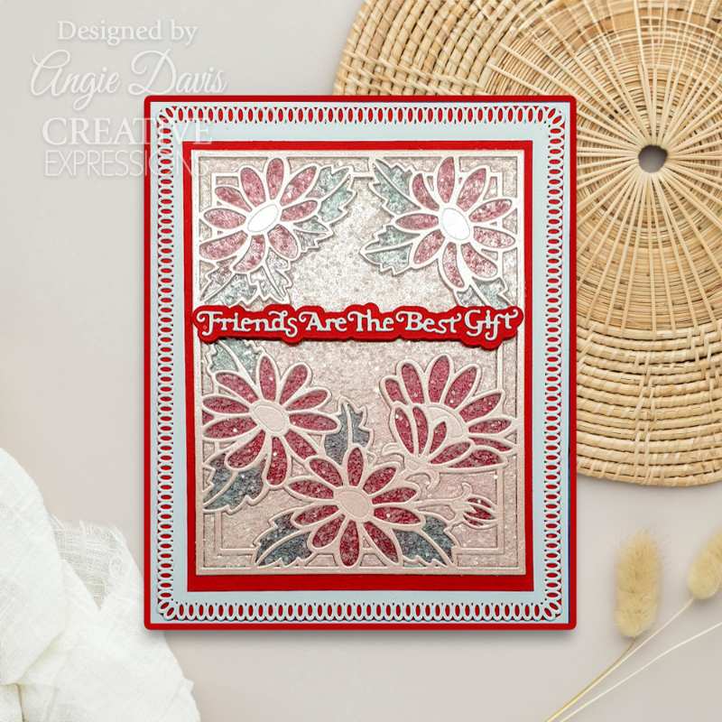 Creative Expressions Sue Wilson Frames & Tags Wild Daisy Cover Plate Craft Die-8