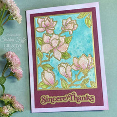 Creative Expressions Sue Wilson Frames & Tags Magnolia Cover Plate Craft Die-2