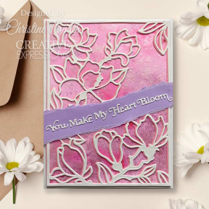 Creative Expressions Sue Wilson Frames & Tags Magnolia Cover Plate Craft Die-8