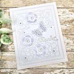 Creative Expressions Sue Wilson Finishing Touches Bountiful Butterflies Craft Die-7