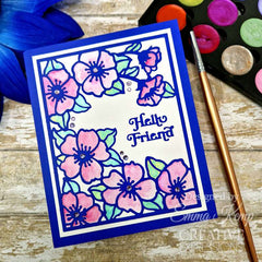 Creative Expressions Sue Wilson Frames & Tags Wild Rose Cover Plate Craft Die-6
