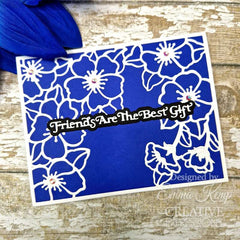 Creative Expressions Sue Wilson Frames & Tags Wild Rose Cover Plate Craft Die-7