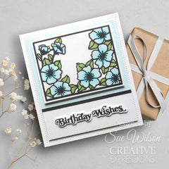 Creative Expressions Sue Wilson Frames & Tags Wild Rose Cover Plate Craft Die-12