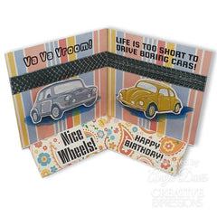 Troqueles de manualidades Tyre Tracks de la colección Dream Car de Creative Expressions Sue Wilson-3