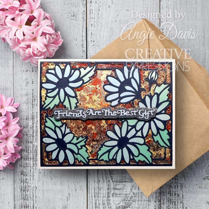 Creative Expressions Sue Wilson Frames & Tags Wild Daisy Cover Plate Craft Die-10
