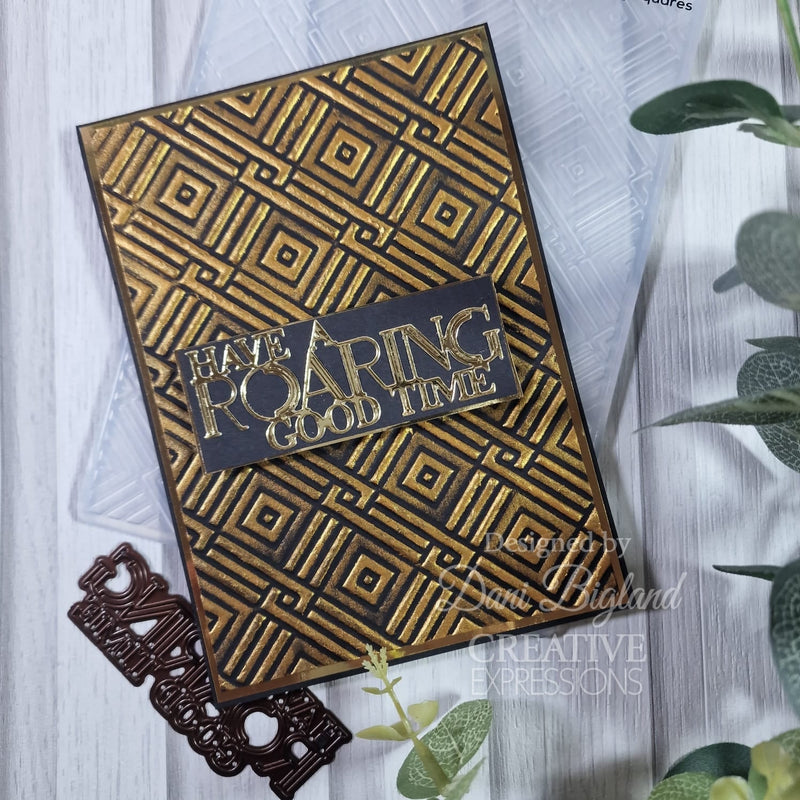 Creative Expressions Sue Wilson Mini Expressions Art Deco Have A Roaring Good Time Craft Die-19
