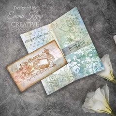 Creative Expressions Taylor Made Journals Sewing 6 in x 8 in Clear Stamp Set-12