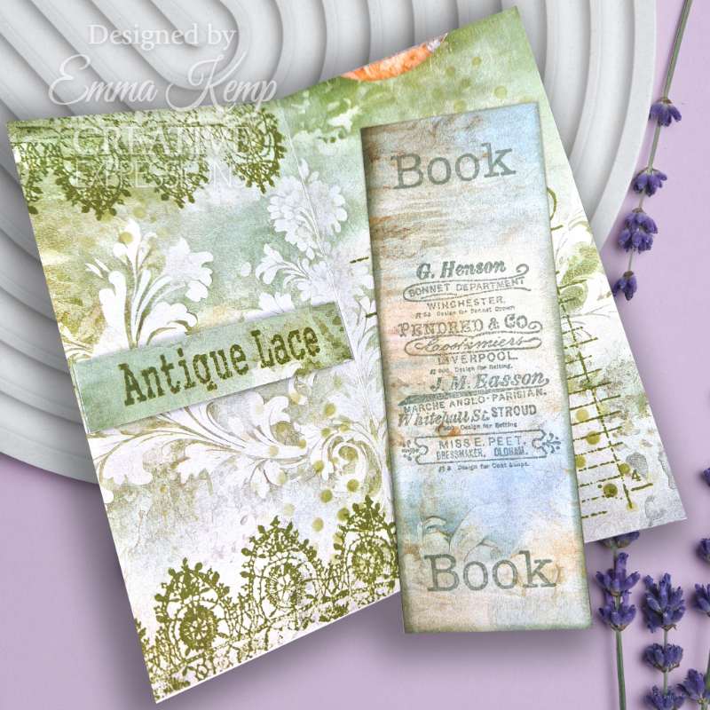 Creative Expressions Taylor Made Journals Sewing 6 in x 8 in Clear Stamp Set-14