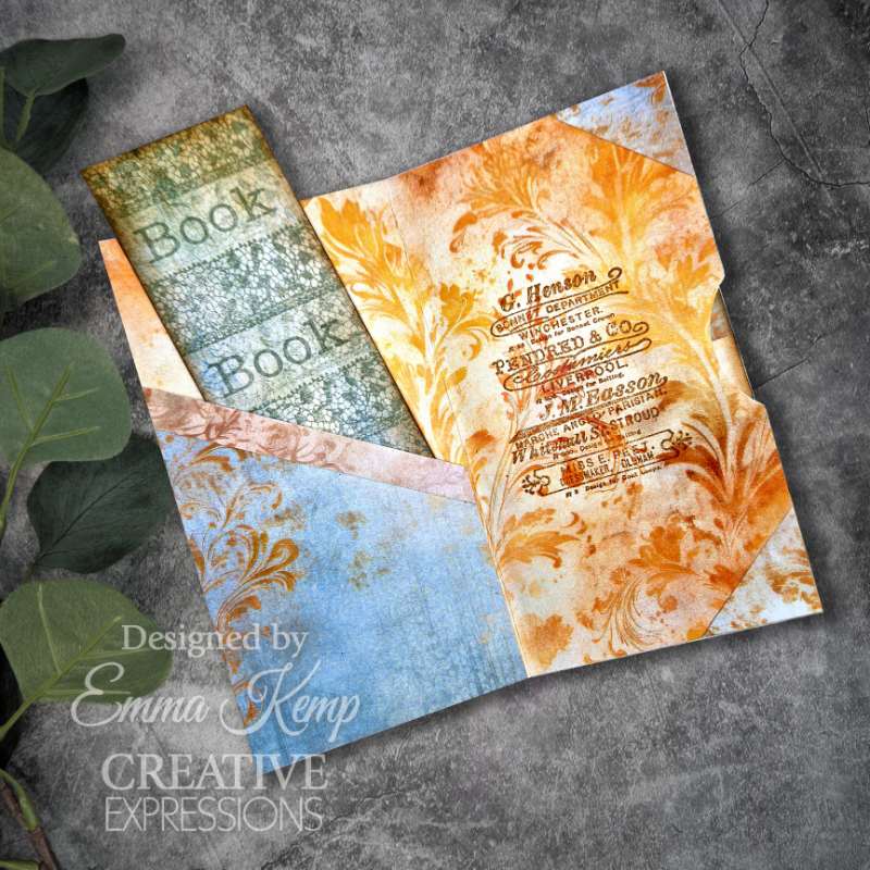 Creative Expressions Taylor Made Journals Sewing 6 in x 8 in Clear Stamp Set-16