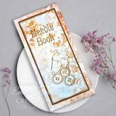 Creative Expressions Taylor Made Journals Sewing 6 in x 8 in Clear Stamp Set-17