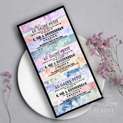 Creative Expressions Taylor Made Journals Sewing 6 in x 8 in Clear Stamp Set-18