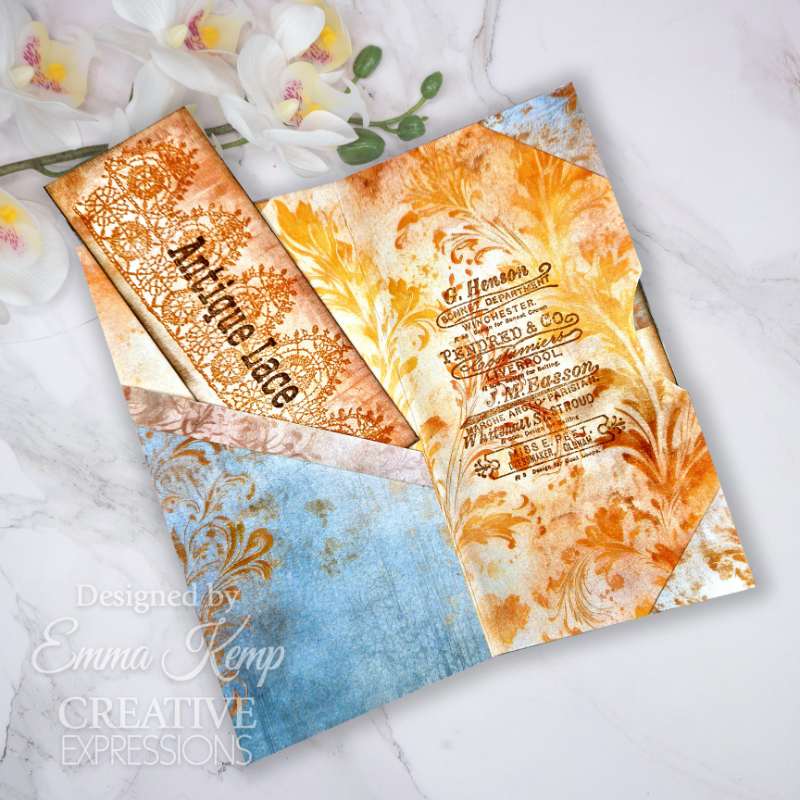 Creative Expressions Taylor Made Journals Sewing 6 in x 8 in Clear Stamp Set-21