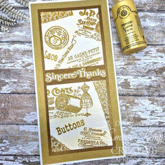 Creative Expressions Taylor Made Journals Sewing 6 in x 8 in Clear Stamp Set-26