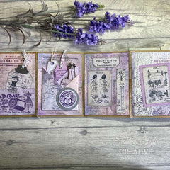 Creative Expressions Taylor Made Journals Sewing 6 in x 8 in Clear Stamp Set-6