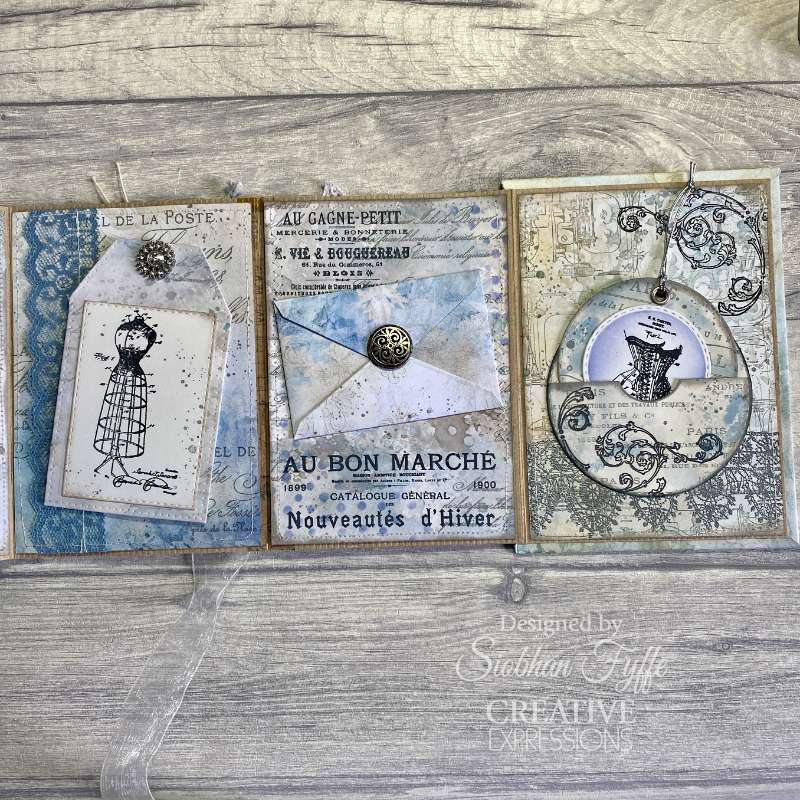 Creative Expressions Taylor Made Journals Sewing 6 in x 8 in Clear Stamp Set-8