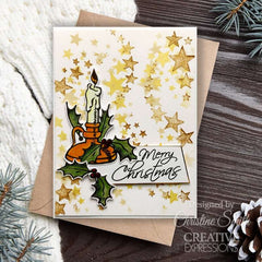 Creative Expressions Taylor Made Journals Season's Greetings 6 in x 8 in Clear Stamp Set-2