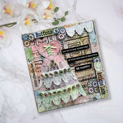 Creative Expressions Taylor Made Journals Sewing 6 in x 8 in Clear Stamp Set-29