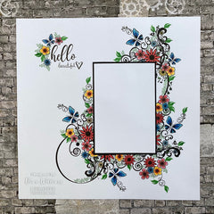 Creative Expressions Designer Boutique Why Hello  6 in x 4 in Clear Stamp Set-8