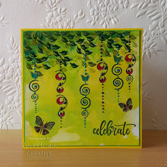Creative Expressions Designer Boutique Breezy Elements 6 in x 4 in Clear Stamp Set-13