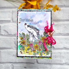 Creative Expressions Designer Boutique Floral Wishes 6 in x 4 in Stamp Set-2