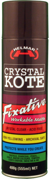 Helmar Crystal Kote Fixative -- Workable Matte-1