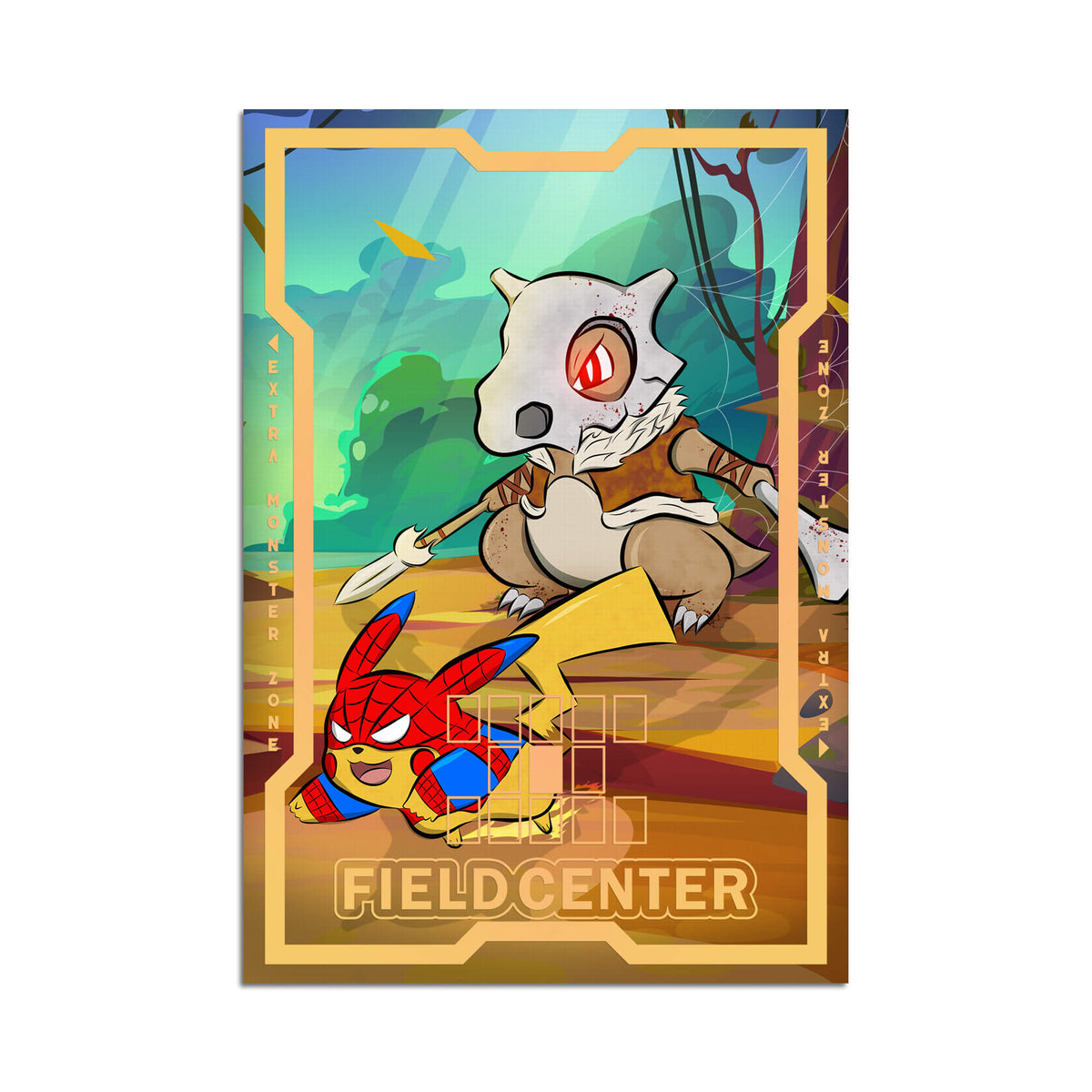 Cubone's Last Hunt Metal Field Center-1