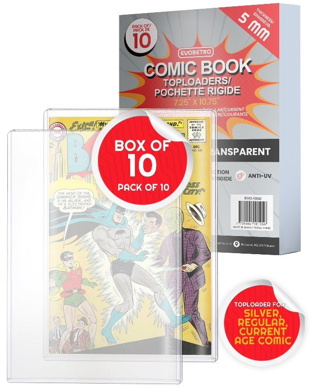 Silver Age Comic Book Top Loader Toploader 5MM-12