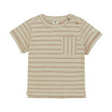 Kid Boy T-shirt SS Stripes | French Oak | En Fant-1