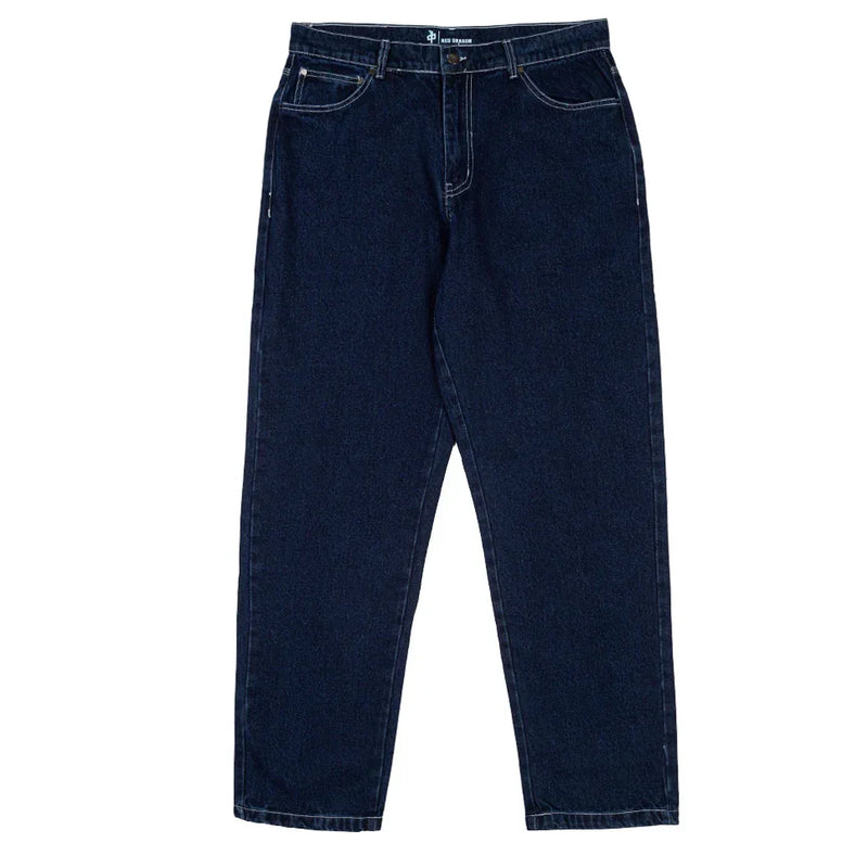 Red Dragon 'Franklin' Baggy Jeans - Dark Blue-2