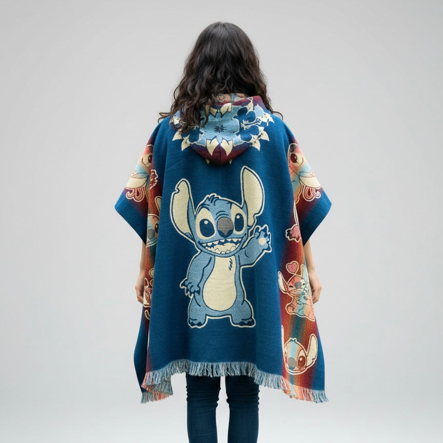 Characters Wool Poncho-4