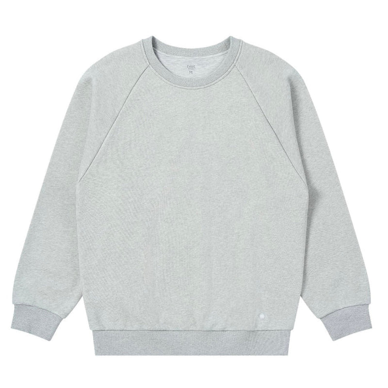 Organic Terry Women's Basics Crewneck Sweatshirt | Cloudburst Light | Nest Designs-1
