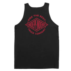 Independent 'Wheel Logo' Tank Top - Black-2