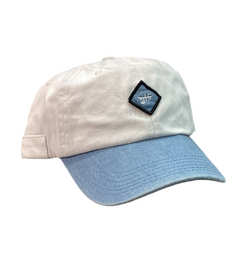 Just Have Fun 'Legacy Dad Hat' Cap - White/Jeans-1