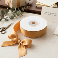 30 Meter Double Face Golden #675 Ribbon Roll-1