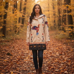 Pearl Hummingbird 3/4-Length Coat-1