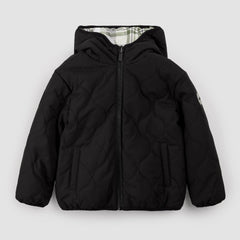 Reversible Jacket | Winter Moss Plaid Print on Black | Miles the Label-3