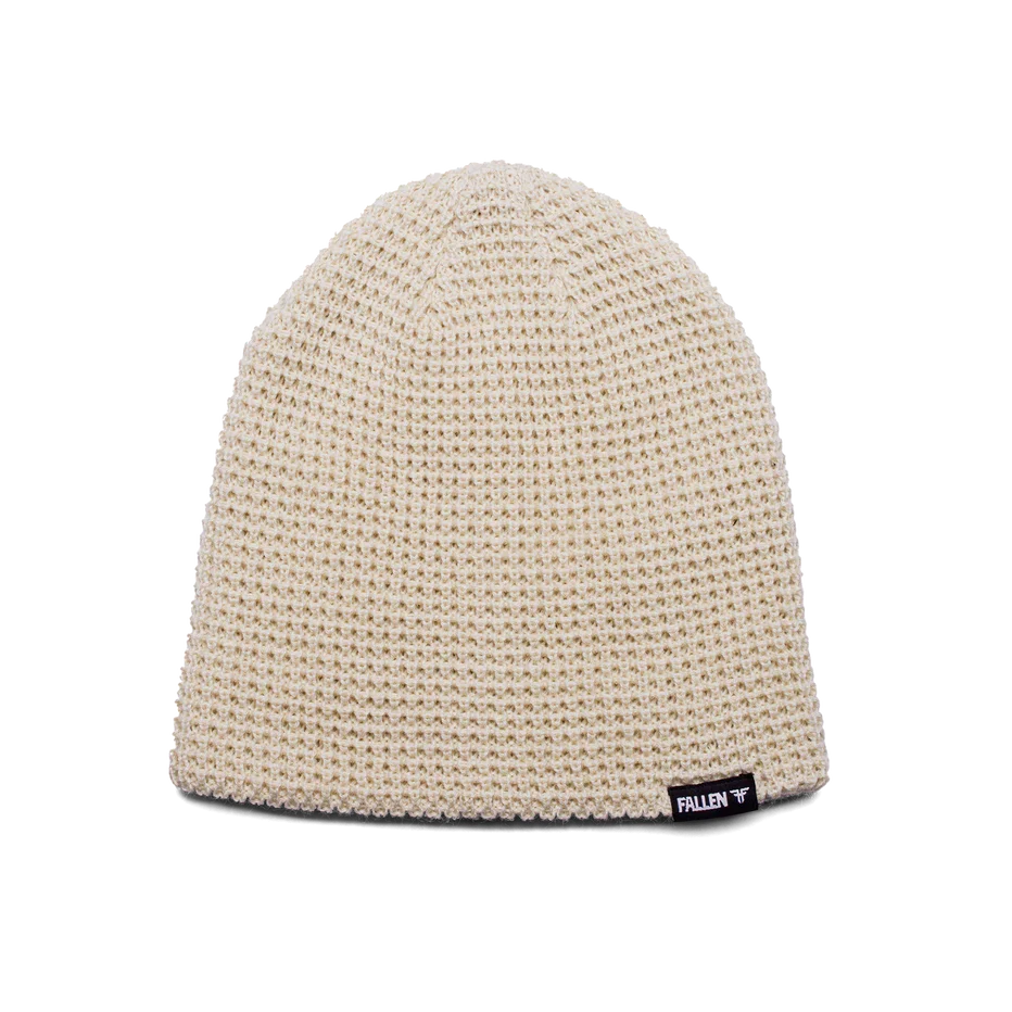 Fallen 'Surplus' Beanie - Almond/Black-1