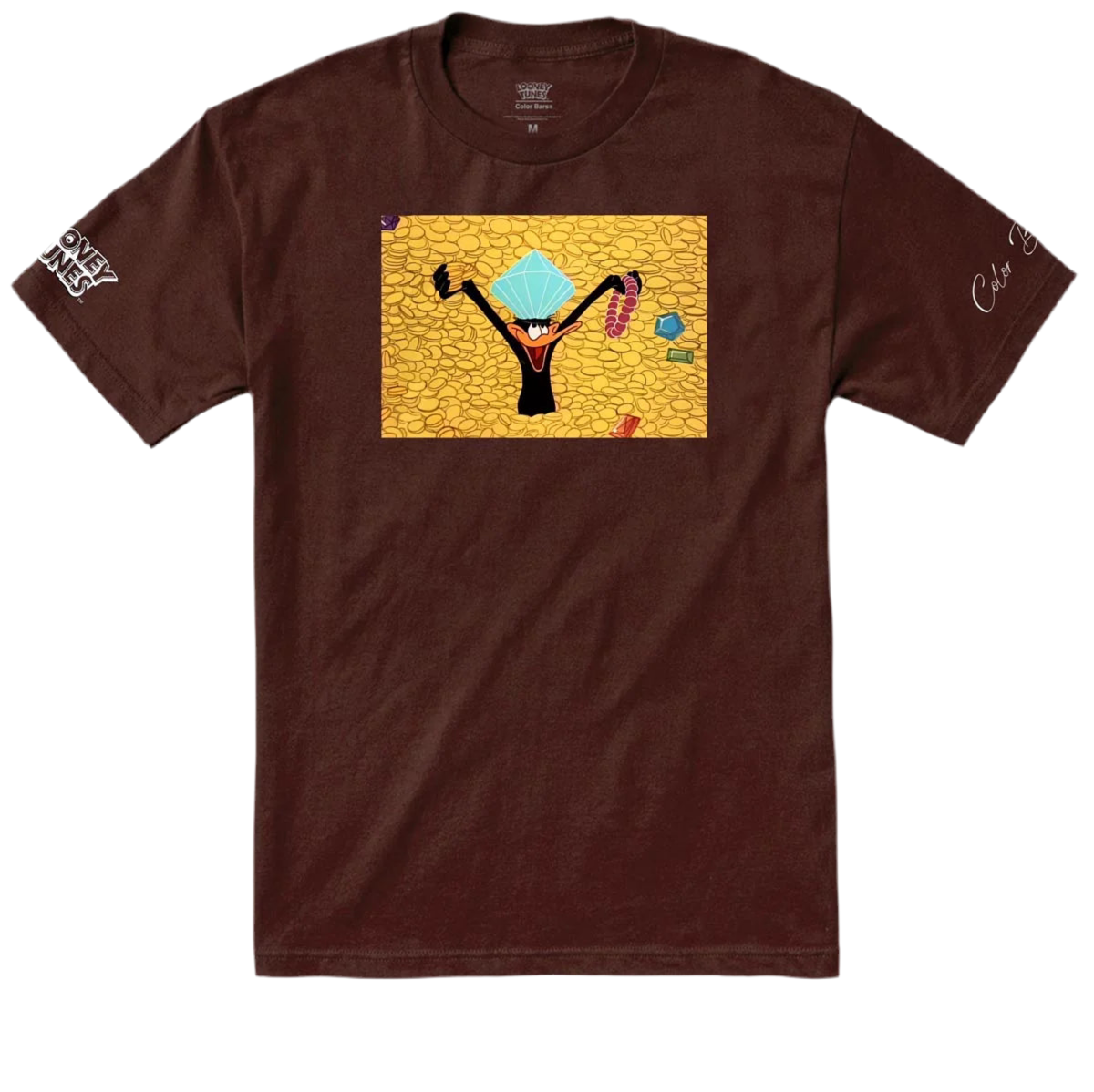 Color Bars x Looney Tunes 'Riches' Tee - Brown-1